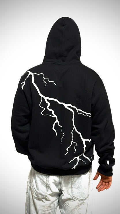 RS STUDIO BLACK & WHITE LIGHTNING HOODIE