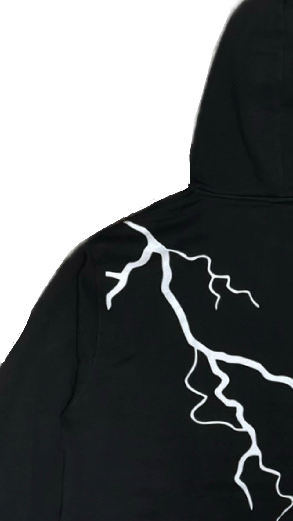 RS STUDIO BLACK & WHITE LIGHTNING HOODIE