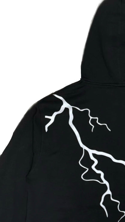 RS STUDIO BLACK & WHITE LIGHTNING HOODIE