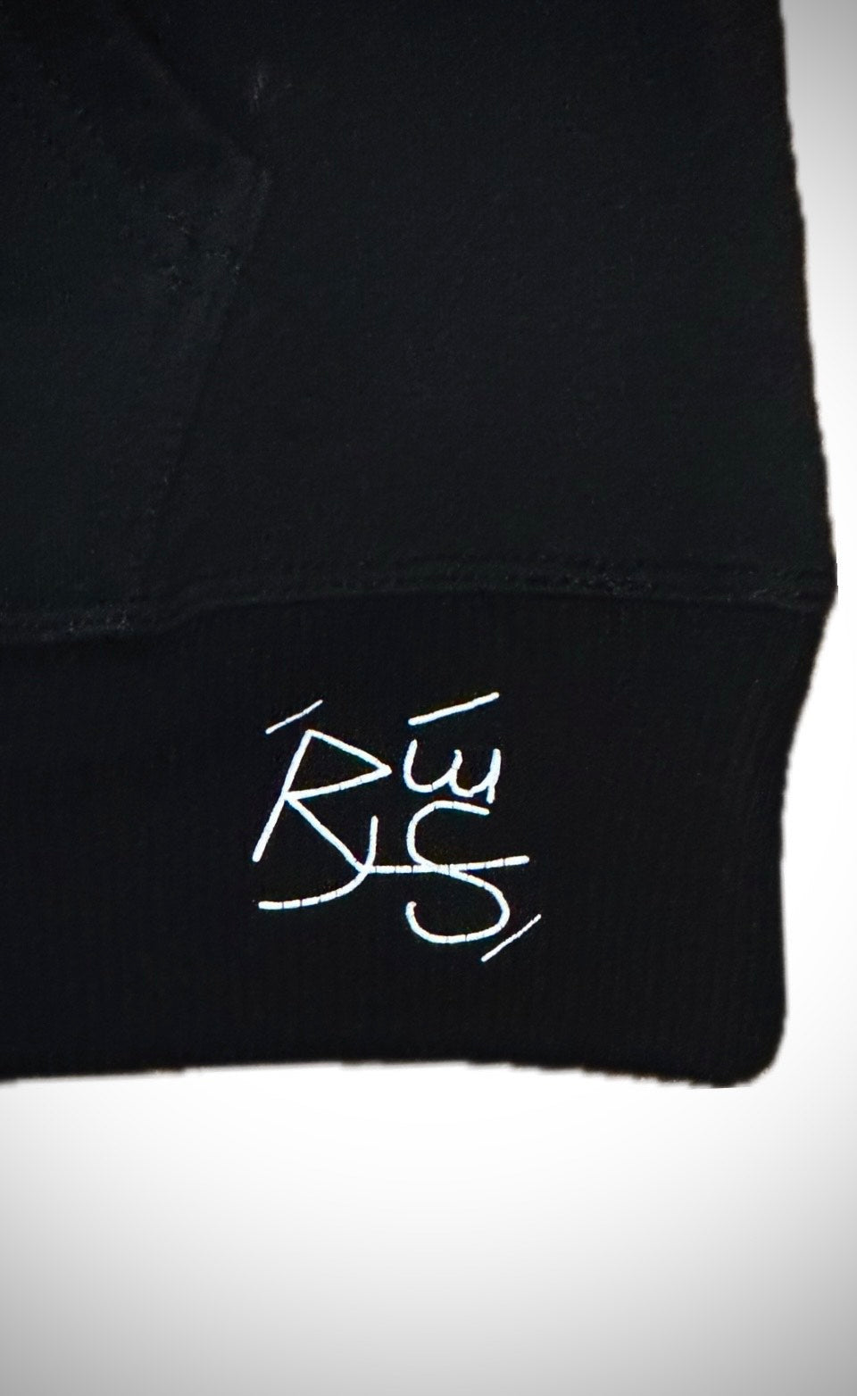 RS STUDIO BLACK & WHITE LIGHTNING HOODIE