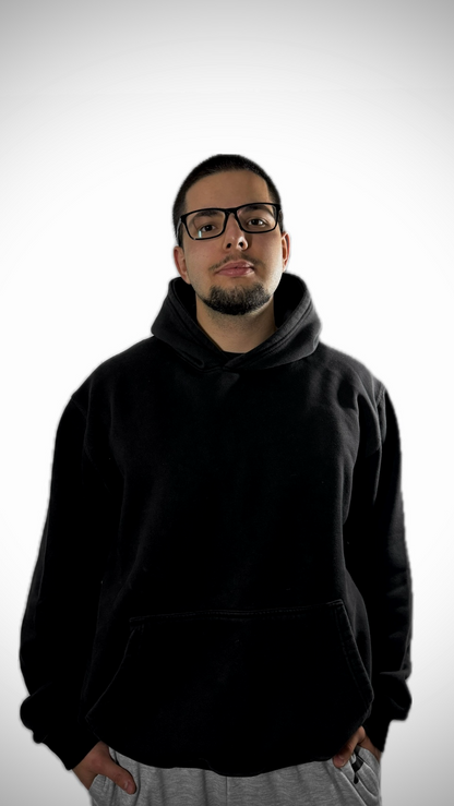 RS STUDIO BLACK & WHITE LIGHTNING HOODIE